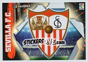 Sticker ESCUDO SEVILLA (1) - Liga Spagnola 2015-2016 n. 481 - Colecciones ESTE