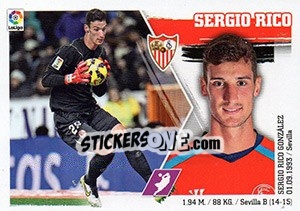 Sticker Sergio Rico (3) - Liga Spagnola 2015-2016 n. 483 - Colecciones ESTE