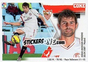 Sticker Coke (5) - Liga Spagnola 2015-2016 n. 485 - Colecciones ESTE