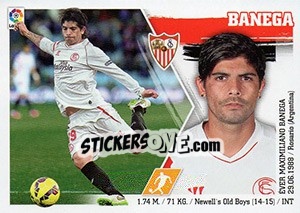 Sticker Banega (13) - Liga Spagnola 2015-2016 n. 493 - Colecciones ESTE