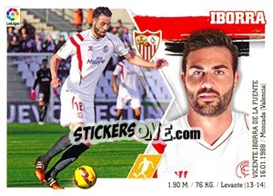 Sticker Iborra (14) - Liga Spagnola 2015-2016 n. 494 - Colecciones ESTE