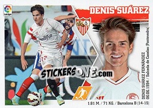 Sticker Denis Suárez (15) - Liga Spagnola 2015-2016 n. 495 - Colecciones ESTE