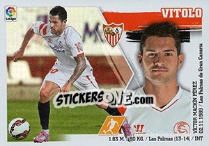 Cromo Vitolo (16) - Liga Spagnola 2015-2016 - Colecciones ESTE