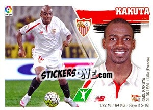 Sticker Kakuta (19) - Liga Spagnola 2015-2016 n. 499 - Colecciones ESTE