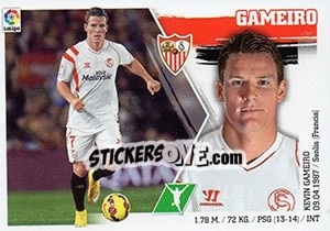 Sticker Gameiro (20) - Liga Spagnola 2015-2016 n. 500 - Colecciones ESTE