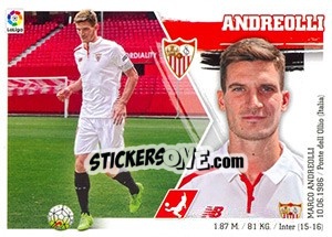 Sticker Andreolli (22) - Liga Spagnola 2015-2016 n. 502 - Colecciones ESTE