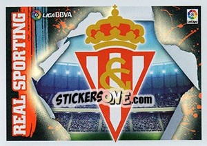 Sticker ESCUDO SPORTING (1) - Liga Spagnola 2015-2016 n. 511 - Colecciones ESTE