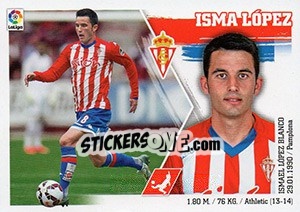 Sticker Isma López (10) - Liga Spagnola 2015-2016 - Colecciones ESTE