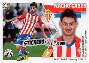 Cromo Nacho Cases (11) - Liga Spagnola 2015-2016 - Colecciones ESTE