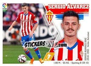 Sticker Sergio Álvarez (13) - Liga Spagnola 2015-2016 n. 523 - Colecciones ESTE