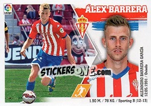 Sticker Álex Barrera (14) - Liga Spagnola 2015-2016 n. 524 - Colecciones ESTE