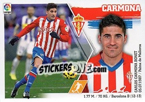 Sticker Carmona (16) - Liga Spagnola 2015-2016 n. 526 - Colecciones ESTE