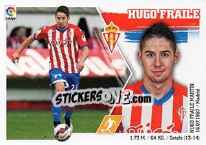 Sticker Hugo Fraile (17) - Liga Spagnola 2015-2016 n. 527 - Colecciones ESTE