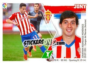 Sticker Jony (19) - Liga Spagnola 2015-2016 n. 529 - Colecciones ESTE