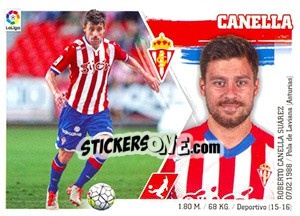 Sticker Canella (21) - Liga Spagnola 2015-2016 n. 531 - Colecciones ESTE