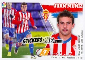 Sticker Juan Muñiz (22) - Liga Spagnola 2015-2016 n. 532 - Colecciones ESTE