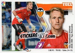 Cromo Yoel (4) - Liga Spagnola 2015-2016 n. 544 - Colecciones ESTE