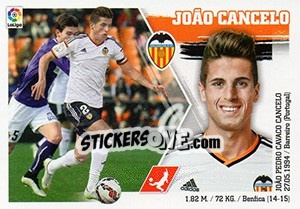 Sticker Joao Cancelo (6) - Liga Spagnola 2015-2016 n. 546 - Colecciones ESTE