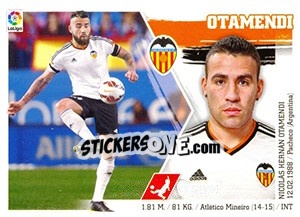 Sticker Otamendi (7) - Liga Spagnola 2015-2016 n. 547 - Colecciones ESTE