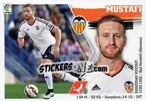 Sticker Mustafi (8) - Liga Spagnola 2015-2016 - Colecciones ESTE