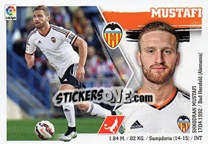 Sticker Mustafi (8) - Liga Spagnola 2015-2016 n. 548 - Colecciones ESTE