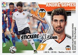 Sticker André Gomes (13) - Liga Spagnola 2015-2016 n. 553 - Colecciones ESTE