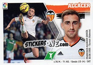 Sticker Alcácer (17) - Liga Spagnola 2015-2016 - Colecciones ESTE