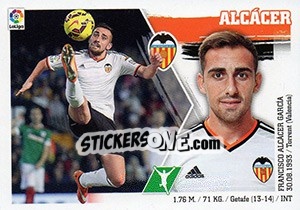 Sticker Alcácer (17) - Liga Spagnola 2015-2016 n. 557 - Colecciones ESTE