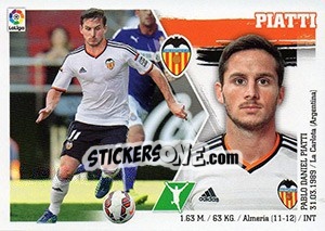 Sticker Piatti (19) - Liga Spagnola 2015-2016 - Colecciones ESTE