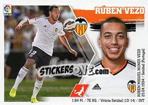 Figurina Rúben Vezo (COLOCA) (7 BIS) - Liga Spagnola 2015-2016 n. 563 - Colecciones ESTE