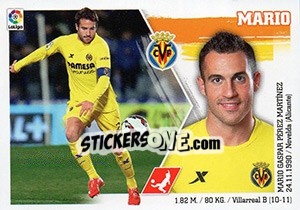 Sticker Mario (5) - Liga Spagnola 2015-2016 - Colecciones ESTE