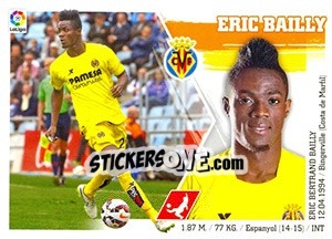 Sticker Eric Bailly (7) - Liga Spagnola 2015-2016 n. 577 - Colecciones ESTE