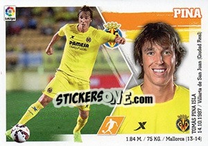 Sticker Pina (11) - Liga Spagnola 2015-2016 n. 581 - Colecciones ESTE