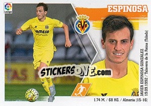 Sticker Espinosa (14) - Liga Spagnola 2015-2016 n. 584 - Colecciones ESTE