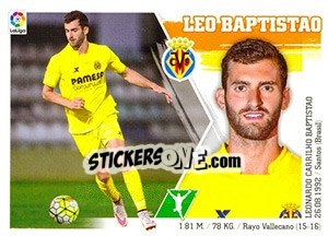 Sticker Leo Baptistao (20) - Liga Spagnola 2015-2016 n. 590 - Colecciones ESTE