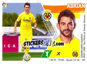 Sticker Adrián Lopez (COLOCA) (17 BIS) - Liga Spagnola 2015-2016 n. 595 - Colecciones ESTE