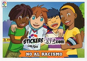 Sticker No al racismo (3) - Liga Spagnola 2015-2016 n. 623 - Colecciones ESTE