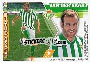 Sticker 2. Van der Vaart (Real Betis) - Liga Spagnola 2015-2016 - Colecciones ESTE