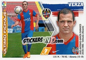Sticker 3. Verza (Levante UD) - Liga Spagnola 2015-2016 n. 633 - Colecciones ESTE