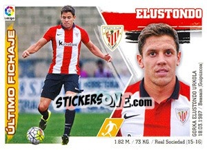 Figurina 4. Elustondo (Athletic Club) - Liga Spagnola 2015-2016 - Colecciones ESTE