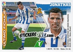 Sticker 23. Jonathas (Real Sociedad) - Liga Spagnola 2015-2016 - Colecciones ESTE