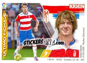 Sticker 27. Krhin (Granada CF) - Liga Spagnola 2015-2016 n. 657 - Colecciones ESTE
