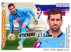 Figurina 34. Riesgo (SD Eibar) - Liga Spagnola 2015-2016 - Colecciones ESTE