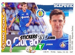 Sticker 47. Scepovic (Getafe CF) - Liga Spagnola 2015-2016 n. 677 - Colecciones ESTE