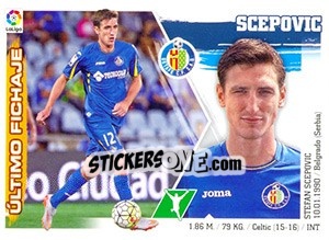 Cromo 47. Scepovic (Getafe CF) - Liga Spagnola 2015-2016 - Colecciones ESTE