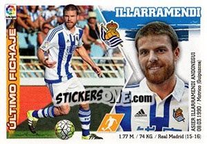 Sticker 53. Illarramendi (Real Sociedad) - Liga Spagnola 2015-2016 - Colecciones ESTE