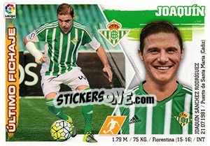 Cromo 54. Joaquín (Real Betis)