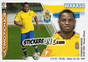 Sticker 55. Wakaso (UD Las Palmas ) - Liga Spagnola 2015-2016 n. 685 - Colecciones ESTE