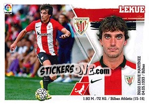 Sticker 1 Lekue - Liga Spagnola 2015-2016 - Colecciones ESTE