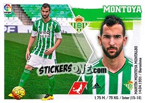 Sticker 4 Montoya - Liga Spagnola 2015-2016 - Colecciones ESTE